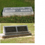 Bevel and slant headstones