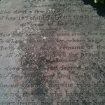 Grave Marker Telling The Story Of Anne Guerard